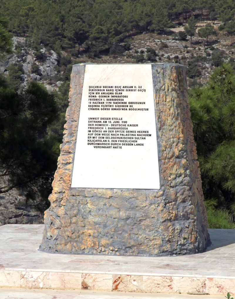 실리프케의 프리드리히 바르바로사 기념비 — 역사와 방문 경로