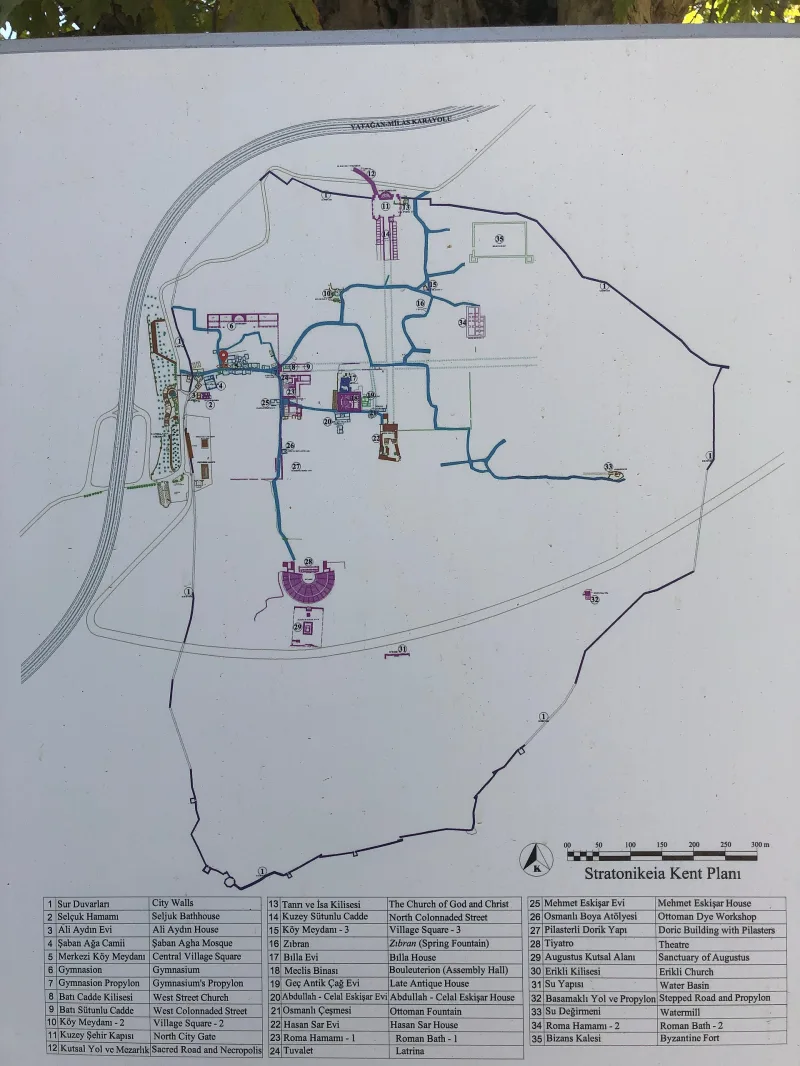 Stratonicea (Stratonikeia) – eine antike Stadt in Karien bei Yatağan