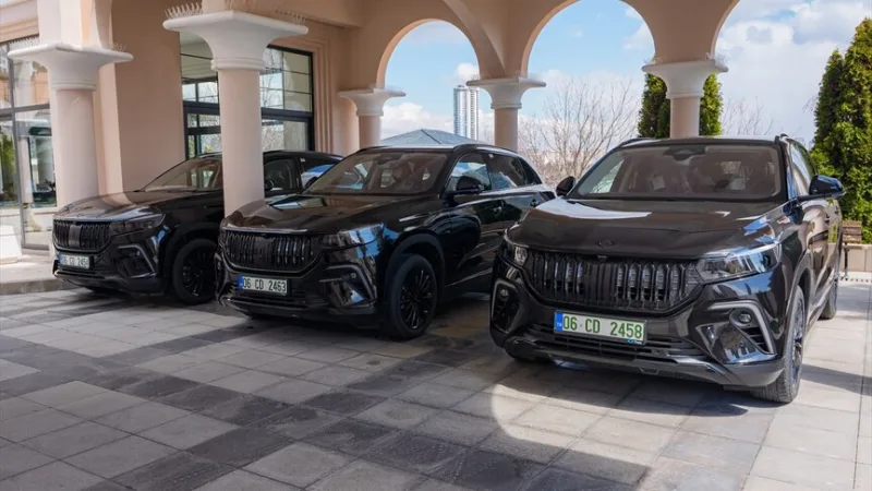 카타르 주앙카라 대사관이 Togg 6대를 구입했다