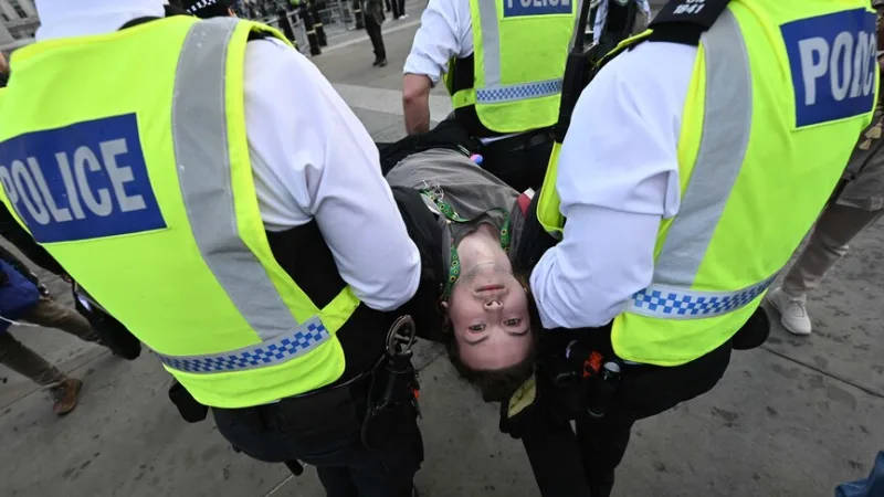 В Лондоне в ходе акции в поддержку группы «Palestine Action» было задержано 523 человека