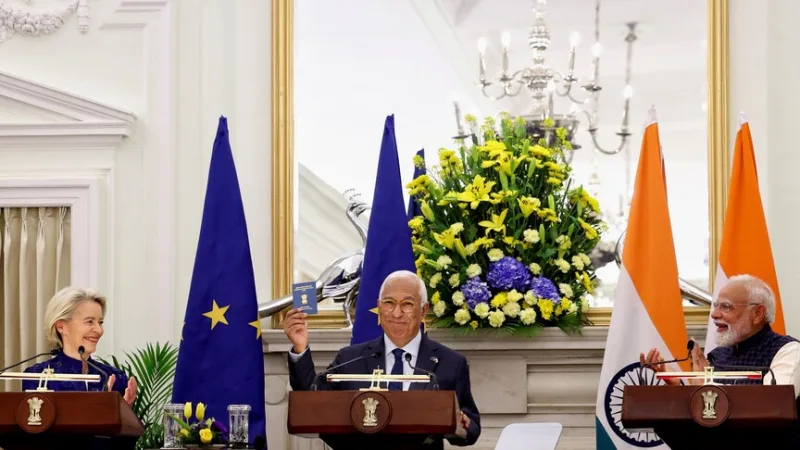 Cła nałożone przez Trumpa zbliżają UE i Indie w poszukiwaniu nowych partnerstw